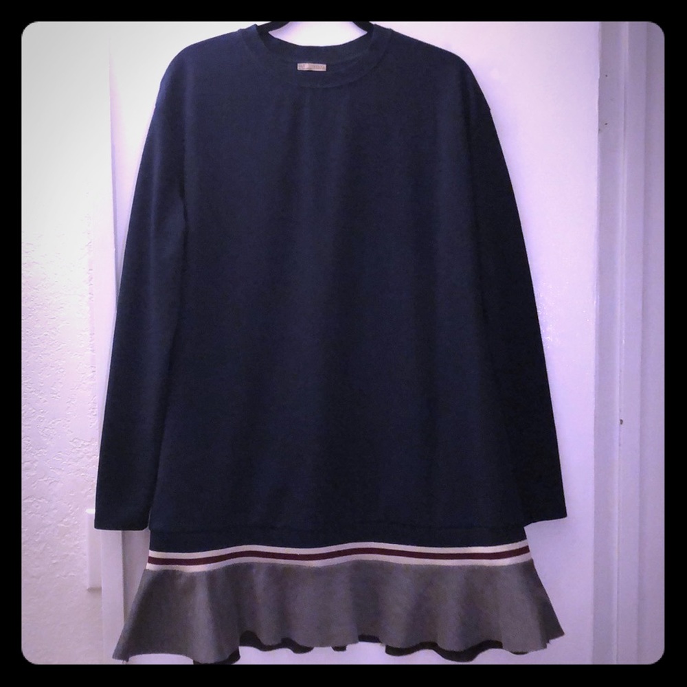 Zara bottom ruffle mini dress